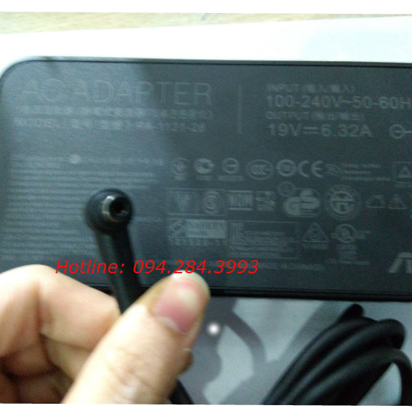 Sạc laptop asus FX503–FX503VD 19v 6.32a chính hãng